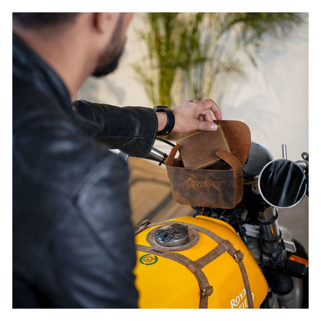 Trip MachineSidekick Moto Pouch Mocha