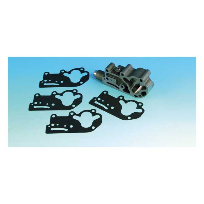 James, oil pump body to case gasket. .031" paper — L80-91 Big Twin (NU)
