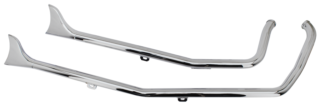 CHROME UPSWEEP FISHTAIL DRAG PIPES