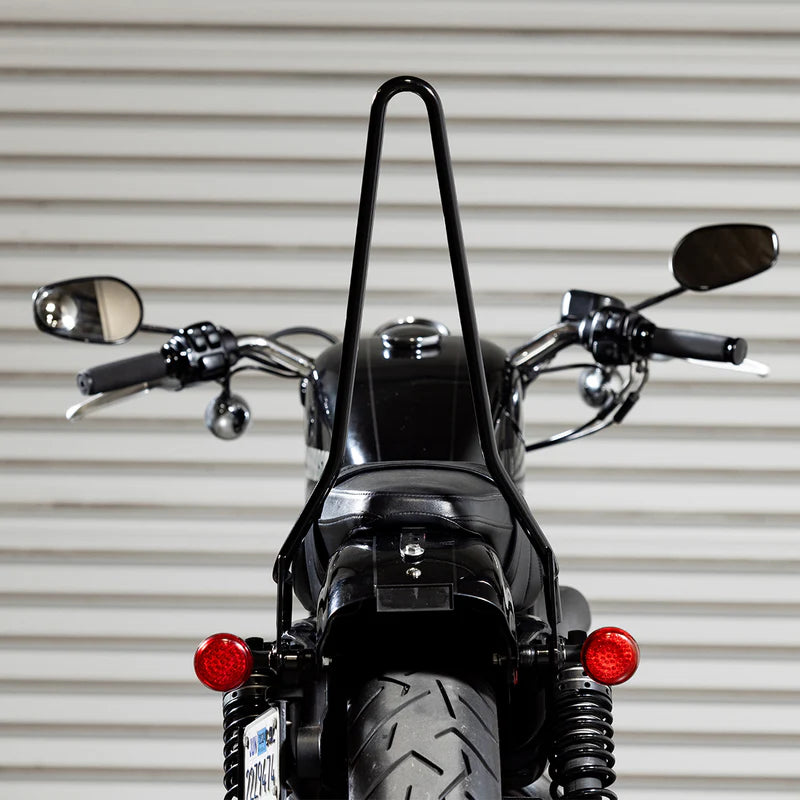 Biltwell, Exfil sissy bar. 04-20 XL Sportster. Black — 04-20 XL Sportster (NU)