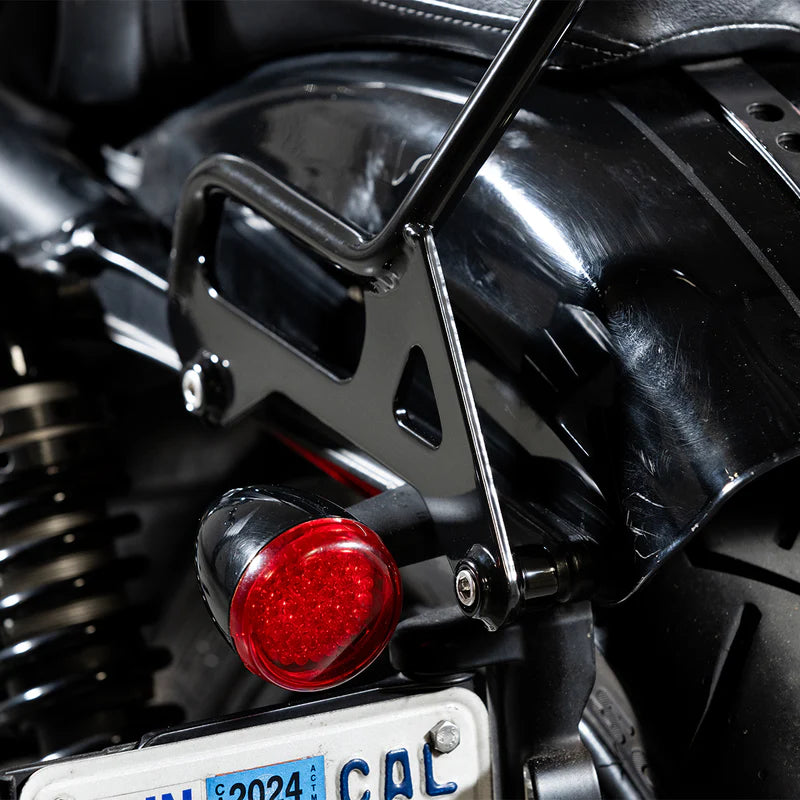 Biltwell, Exfil sissy bar. 04-20 XL Sportster. Black — 04-20 XL Sportster (NU)