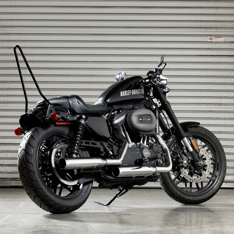 Biltwell, Exfil sissy bar. 04-20 XL Sportster. Black — 04-20 XL Sportster (NU)