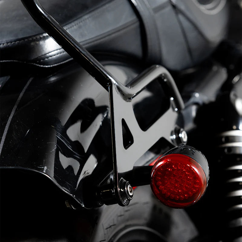 Biltwell, Exfil sissy bar. 04-20 XL Sportster. Black — 04-20 XL Sportster (NU)