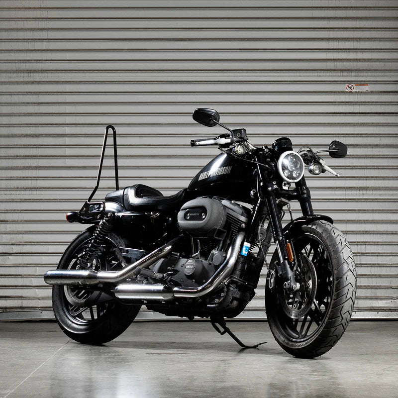 Biltwell, Exfil sissy bar. 04-20 XL Sportster. Black — 04-20 XL Sportster (NU)