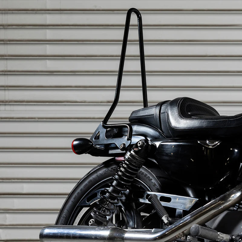 Biltwell, Exfil sissy bar. 04-20 XL Sportster. Black — 04-20 XL Sportster (NU)