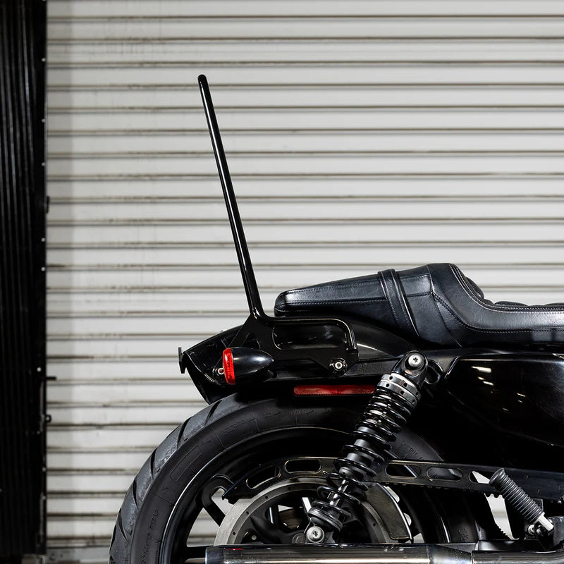 Biltwell, Exfil sissy bar. 04-20 XL Sportster. Black — 04-20 XL Sportster (NU)