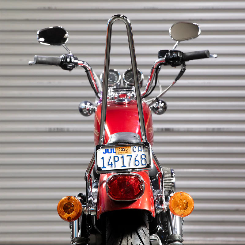 Biltwell, Exfil sissy bar. 96-03 XL Sportster. Chrome