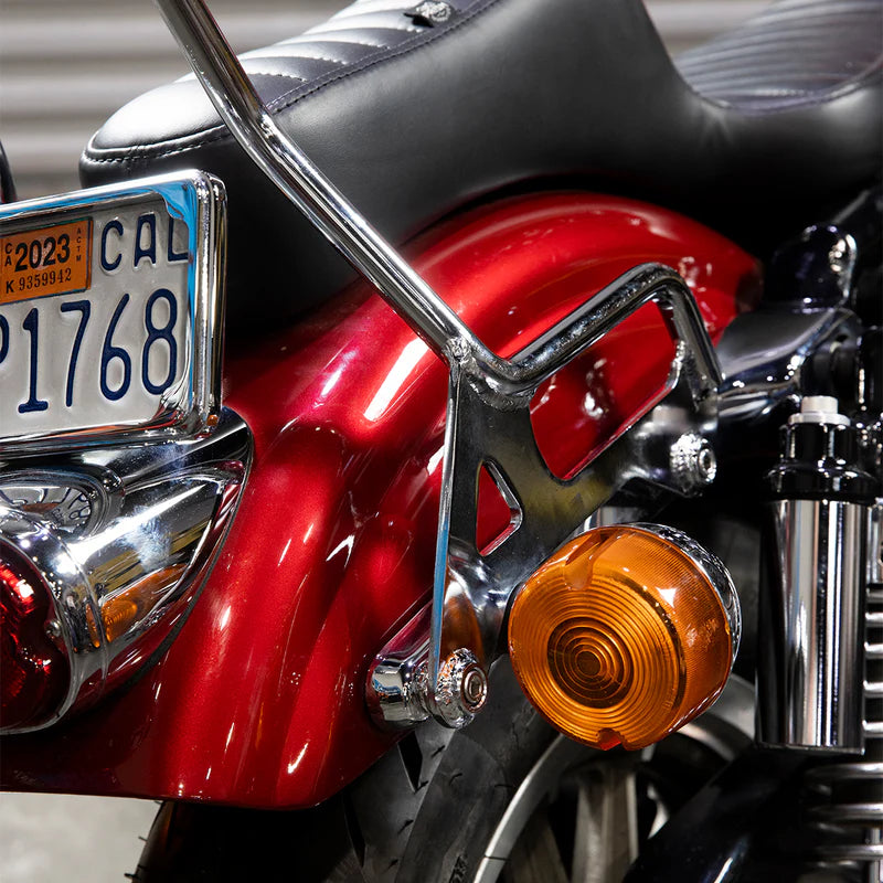 Biltwell, Exfil sissy bar. 96-03 XL Sportster. Chrome