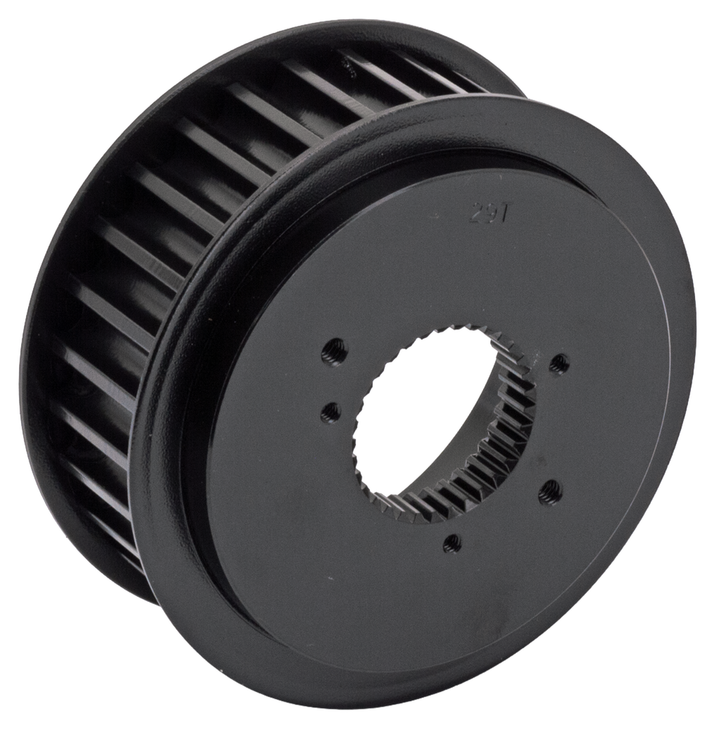 OFF-SET FINAL DRIVE PULLEYS