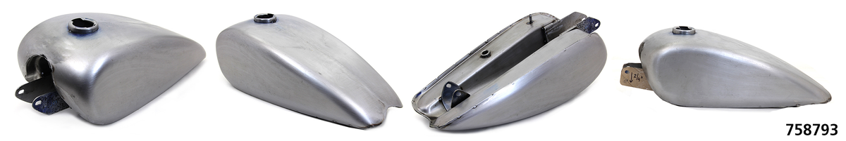 REPLICA XL 2 GALLON STEEL GAS TANK RAW