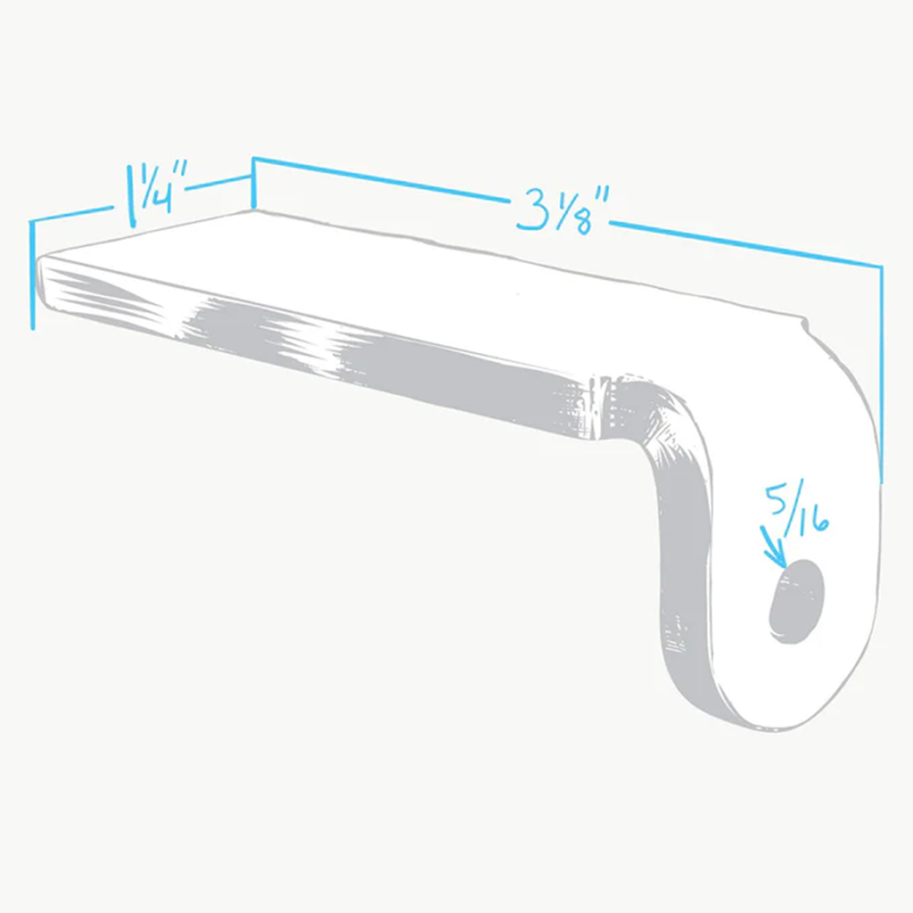 LOWBROW WELD ON FENDER MOUNTING TABS