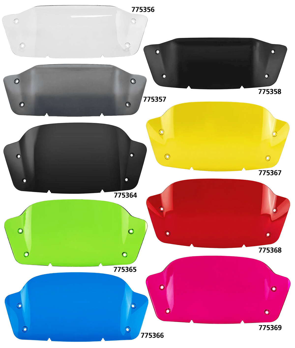 WINDSHIELD FOR BATWING FAIRINGS 2023 TO PRESENT