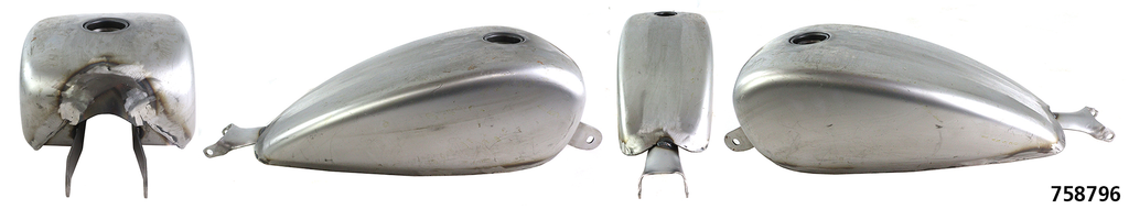 REPLICA XL 2 GALLON STEEL GAS TANK RAW