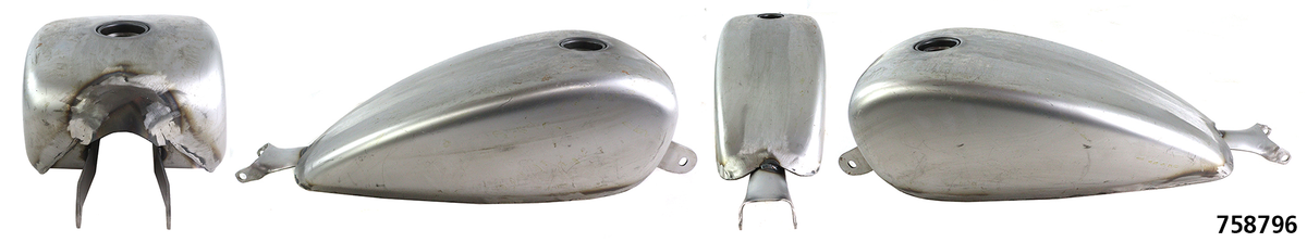 REPLICA XL 2 GALLON STEEL GAS TANK RAW