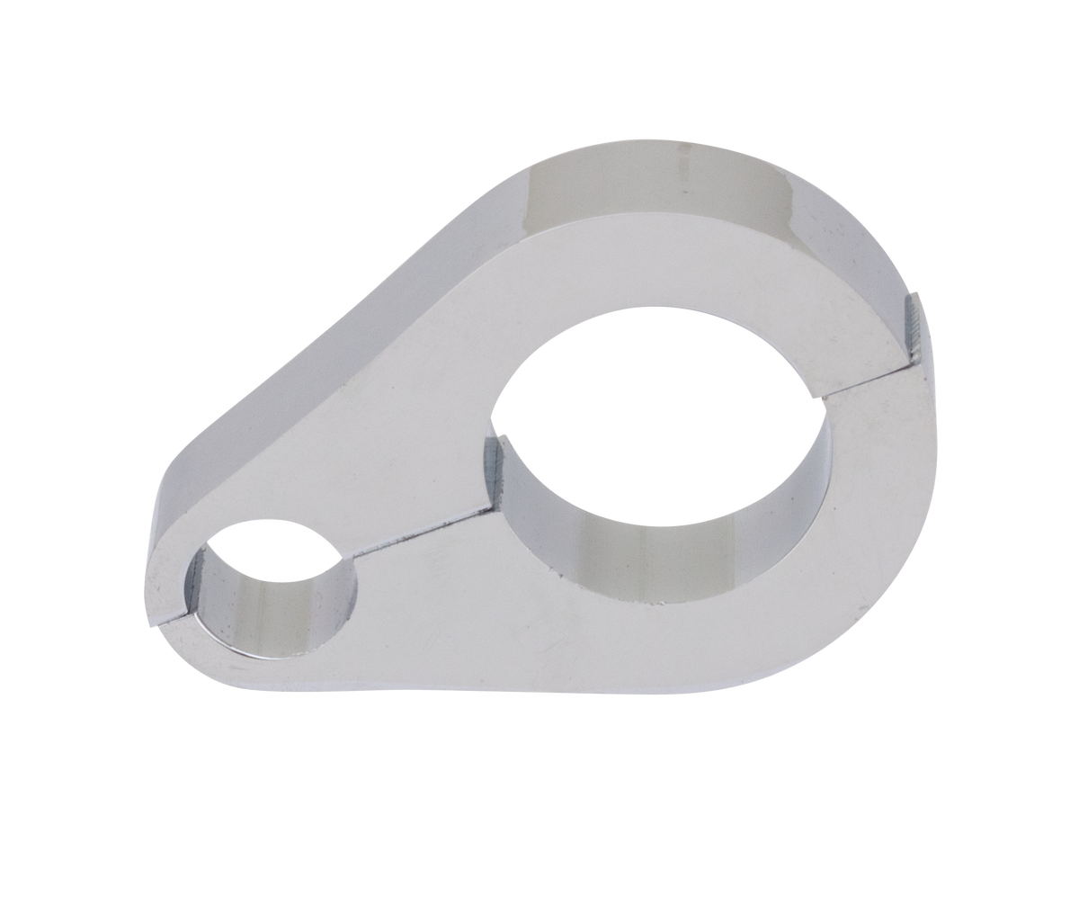 CHROME PLATED CABLE AND OIL LINE CLAMPS