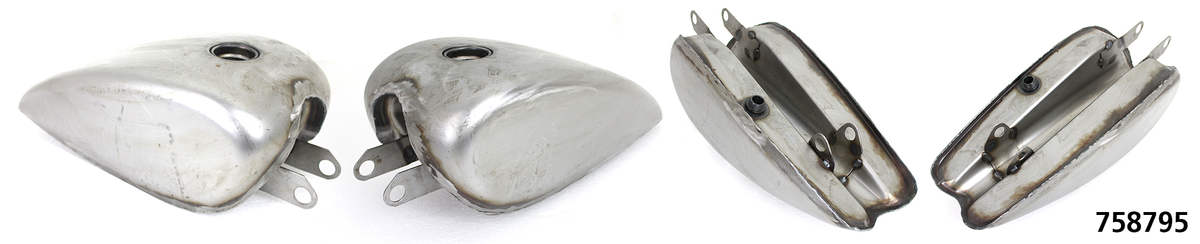 REPLICA XL 2 GALLON STEEL GAS TANK RAW