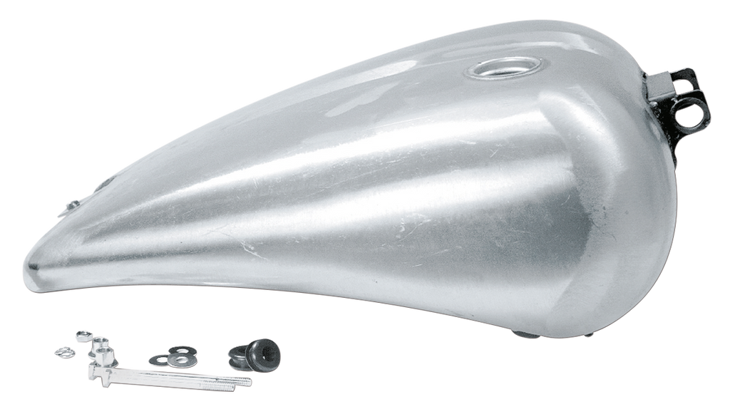ONE PIECE 2" STRETCHED SMOOTH TOP STEEL GAS TANK FOR DYNA