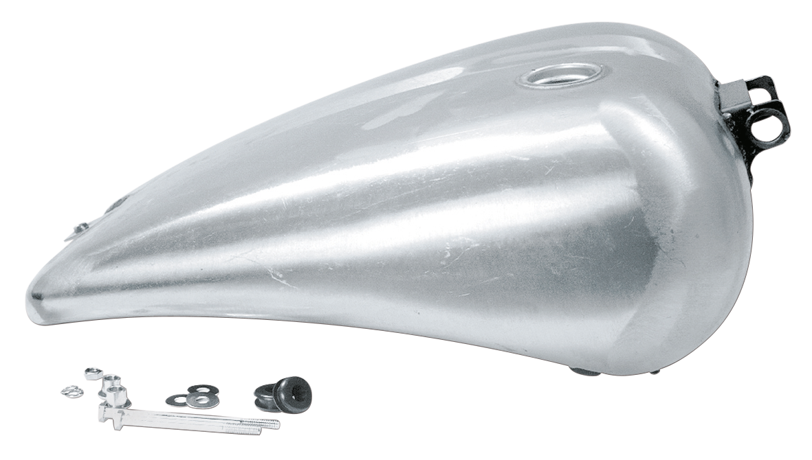 ONE PIECE 2" STRETCHED SMOOTH TOP STEEL GAS TANK FOR DYNA