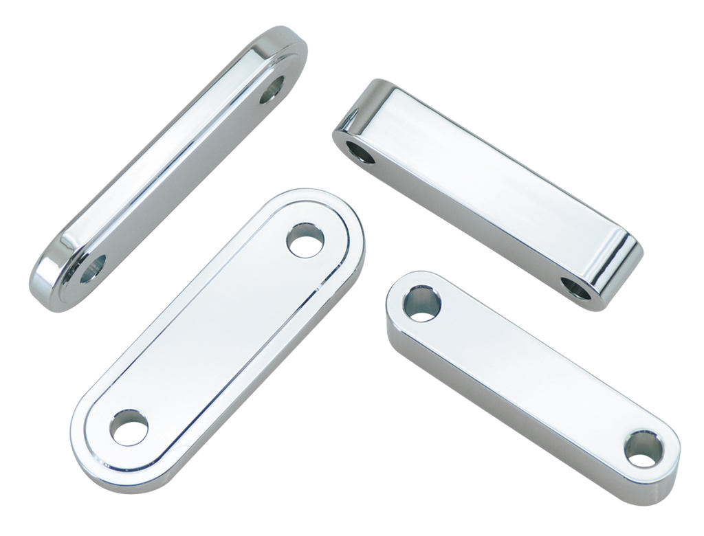 CHROME FRONT FENDER SPACERS