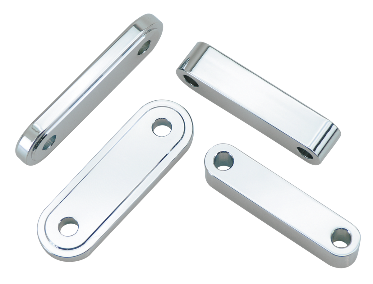 CHROME FRONT FENDER SPACERS