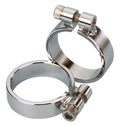 CHROME EXHAUST CLAMPS