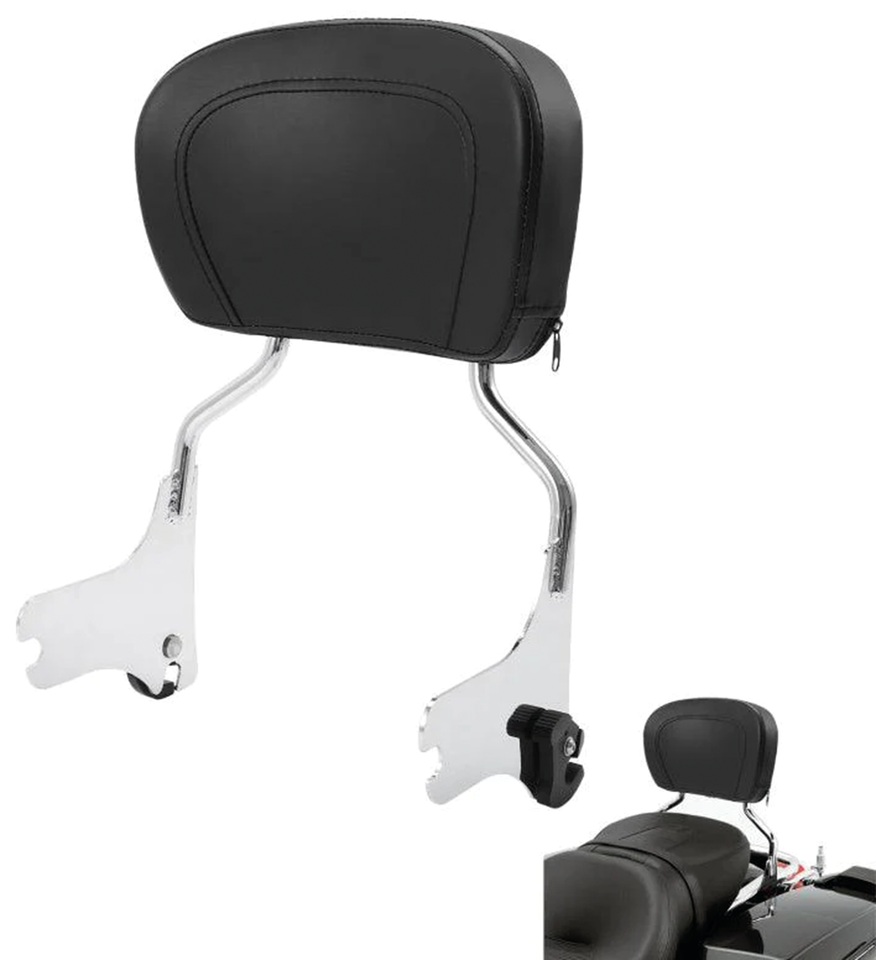 DETACHABLE PADDED SISSY BAR FOR TOURING