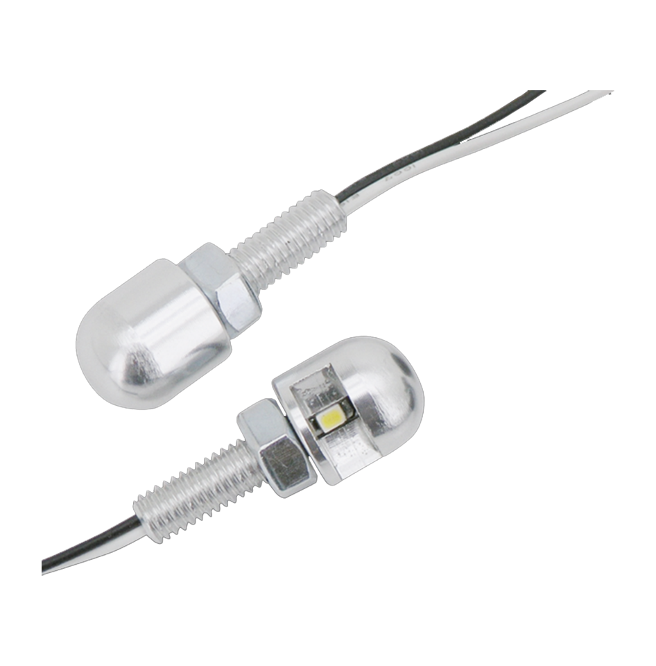 DOMED AND POINTED MINI LED LICENSE PLATE LIGHTS