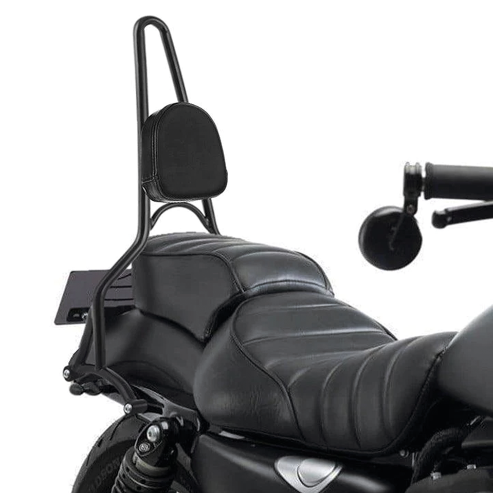 BOLT-ON TALL SISSY BARS WITH PAD