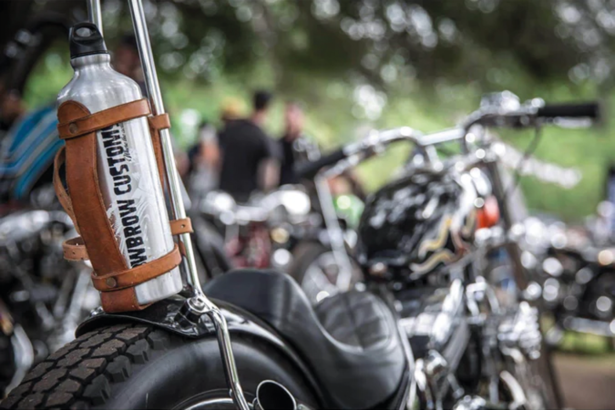 LOWBROW CUSTOMS FUEL RESERVE BOTTLES AND CARRIERS