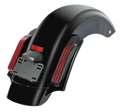 BLACK CVO STYLE LIGHTED REAR FENDER KIT FOR 2014 TO PRESENT TOURING