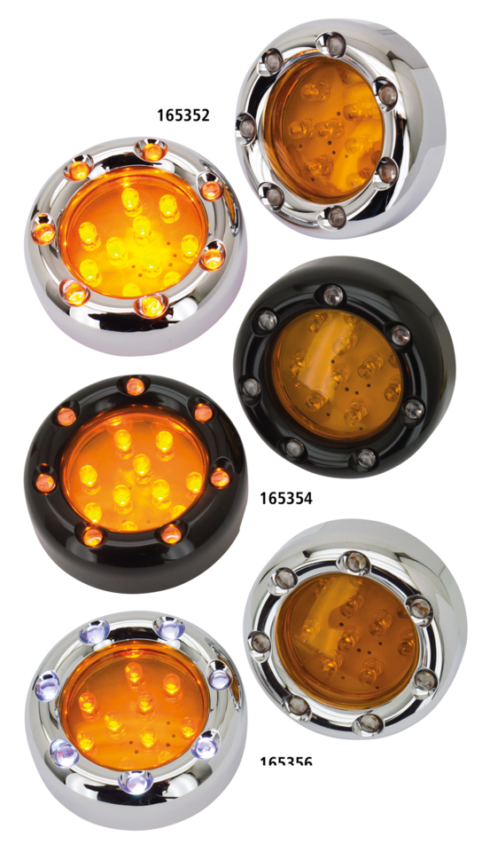 ZODIAC DUO LED KITS FOR DEUCE STYLE TURN SIGNALS