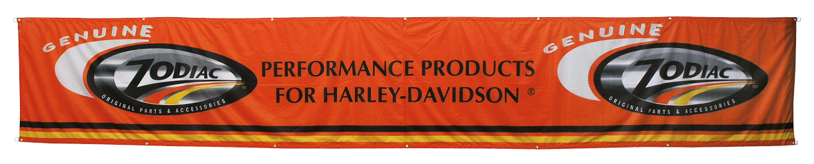 ZODIAC POLYESTER FABRIC BANNER