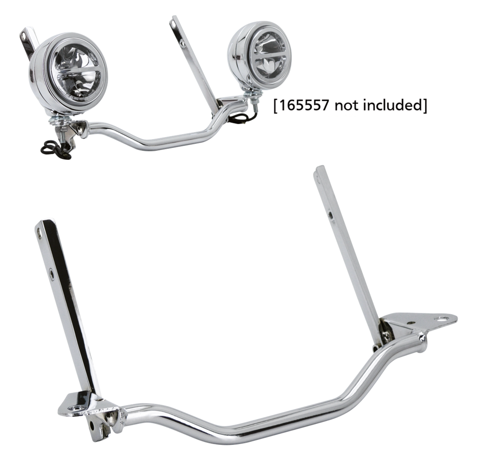 CHROME SPOT LAMP MOUNTING BARS