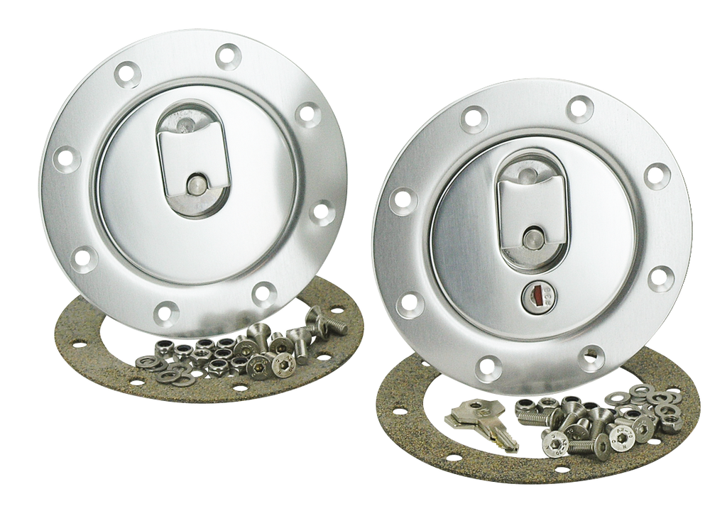 "QUICK ACTION" ALUMINUM RACING GAS CAPS