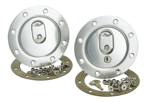 "QUICK ACTION" ALUMINUM RACING GAS CAPS