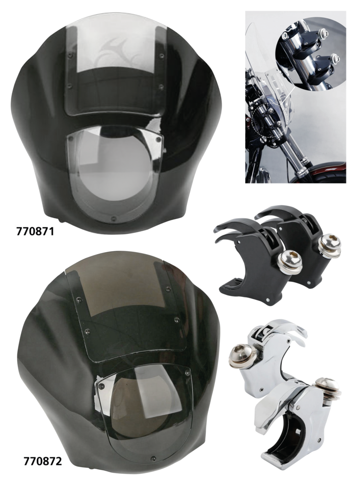 QUICK RELEASE HANDLEBAR FAIRINGS