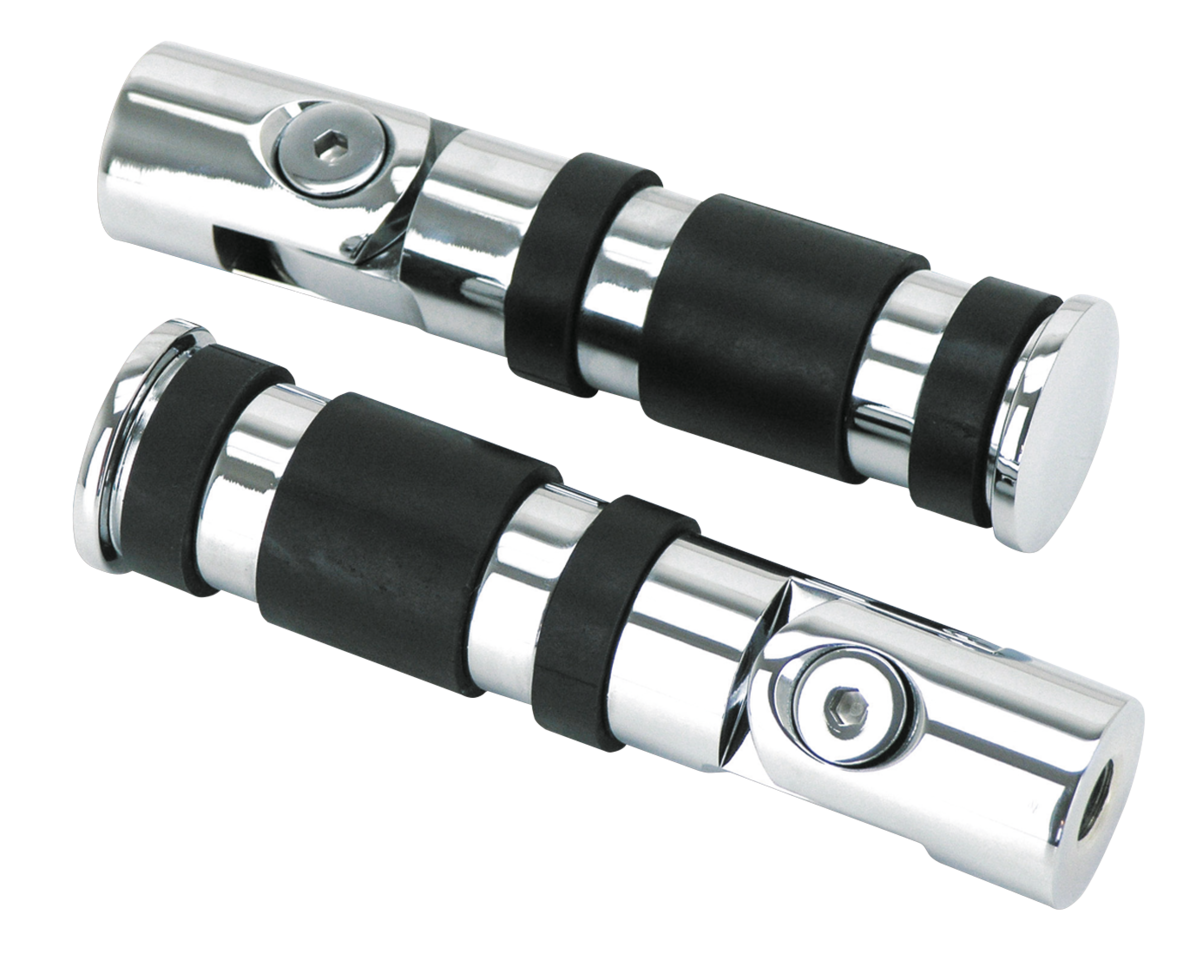 CHROME FOLDING PASSENGER PEGS