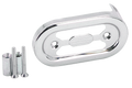 CHROME PLATED OVAL SHAPED REGULATOR COVERS