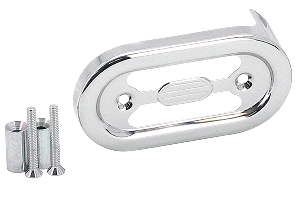 CHROME PLATED OVAL SHAPED REGULATOR COVERS
