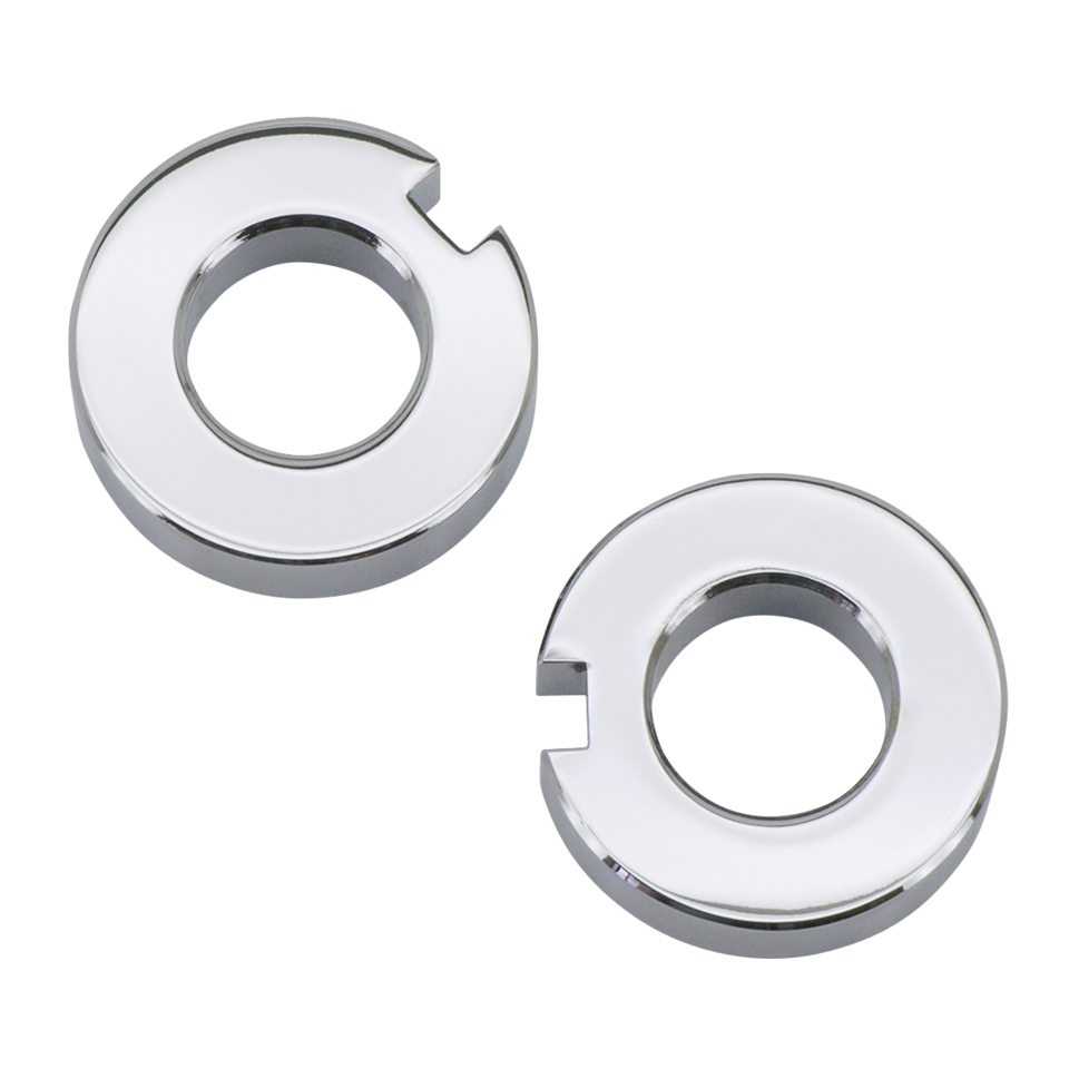 CHROME AXLE ADJUSTER SPACERS FOR SOFTAIL