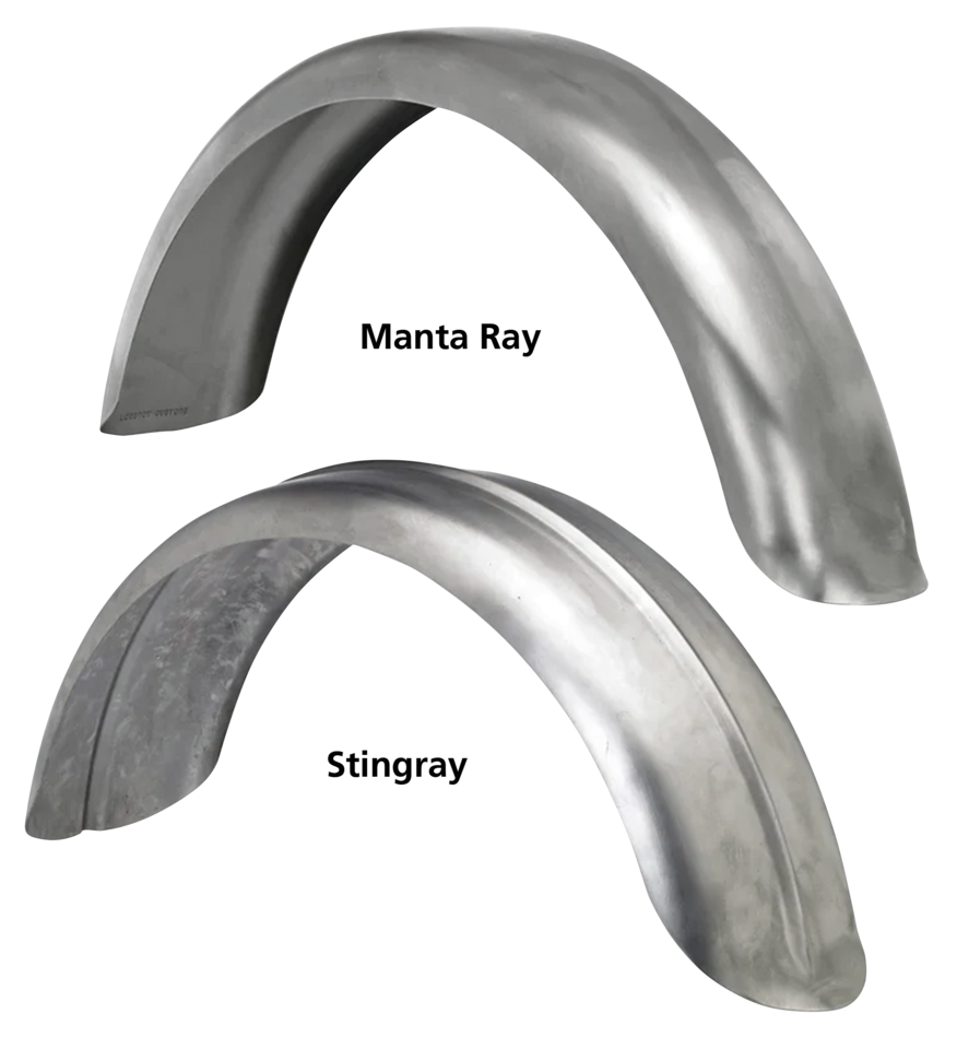 LOWBROW CUSTOMS UNIVERSAL STEEL REAR FENDERS