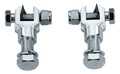CHROME FOOT PEG CLEVIS SET