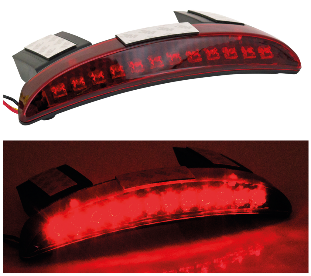 REVOX CHOPPED FENDER LIGHTS FOR SPORTSTER & MILWAUKEE EIGHT FAT BOB