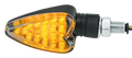EU APPROVED BLACK HEART LED TURN SIGNAL