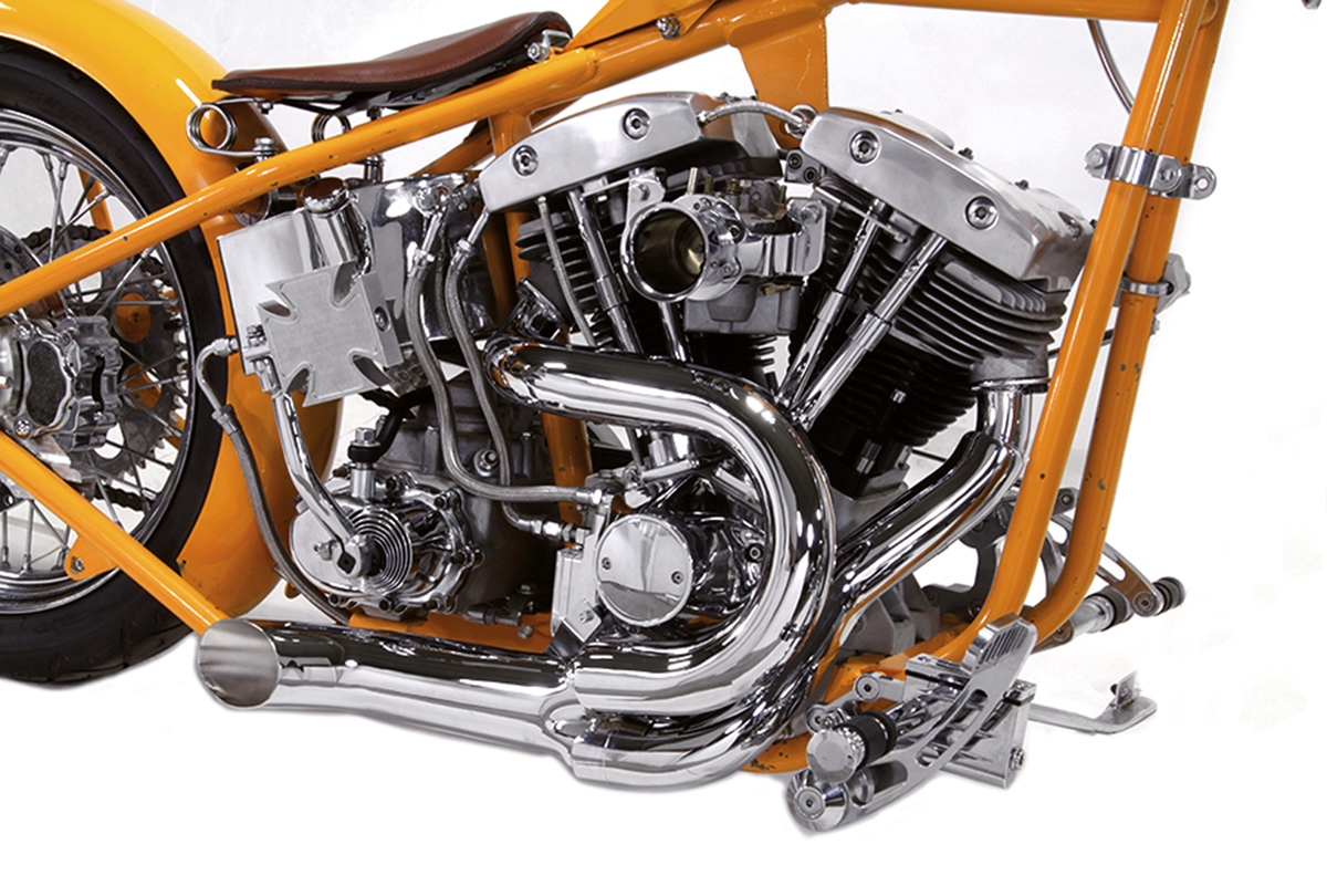 OPEN 2-INTO-1 EXHAUST FOR LATE SHOVELHEAD