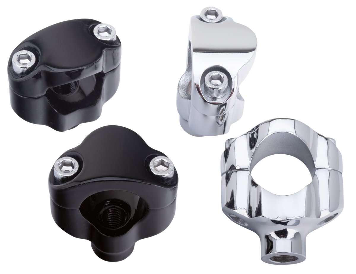FXSTC STYLE SHORTY RISER SETS FOR 1 1/4" FAT BAR
