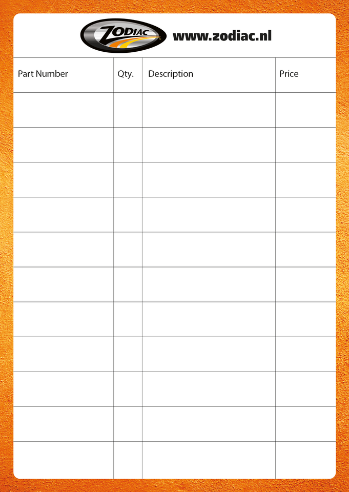 ZODIAC NOTE PAD
