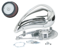 CHROME "SUPER SUCKER" SMOOTHIE AIR CLEANER KIT FOR KEIHIN CV