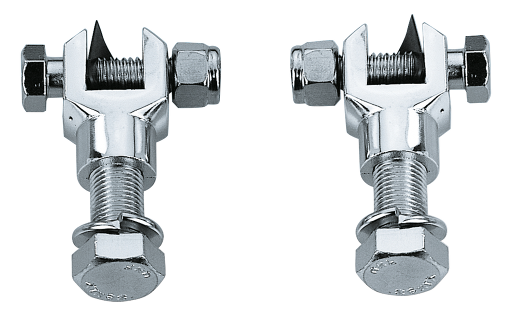 CHROME FOOT PEG CLEVIS SET