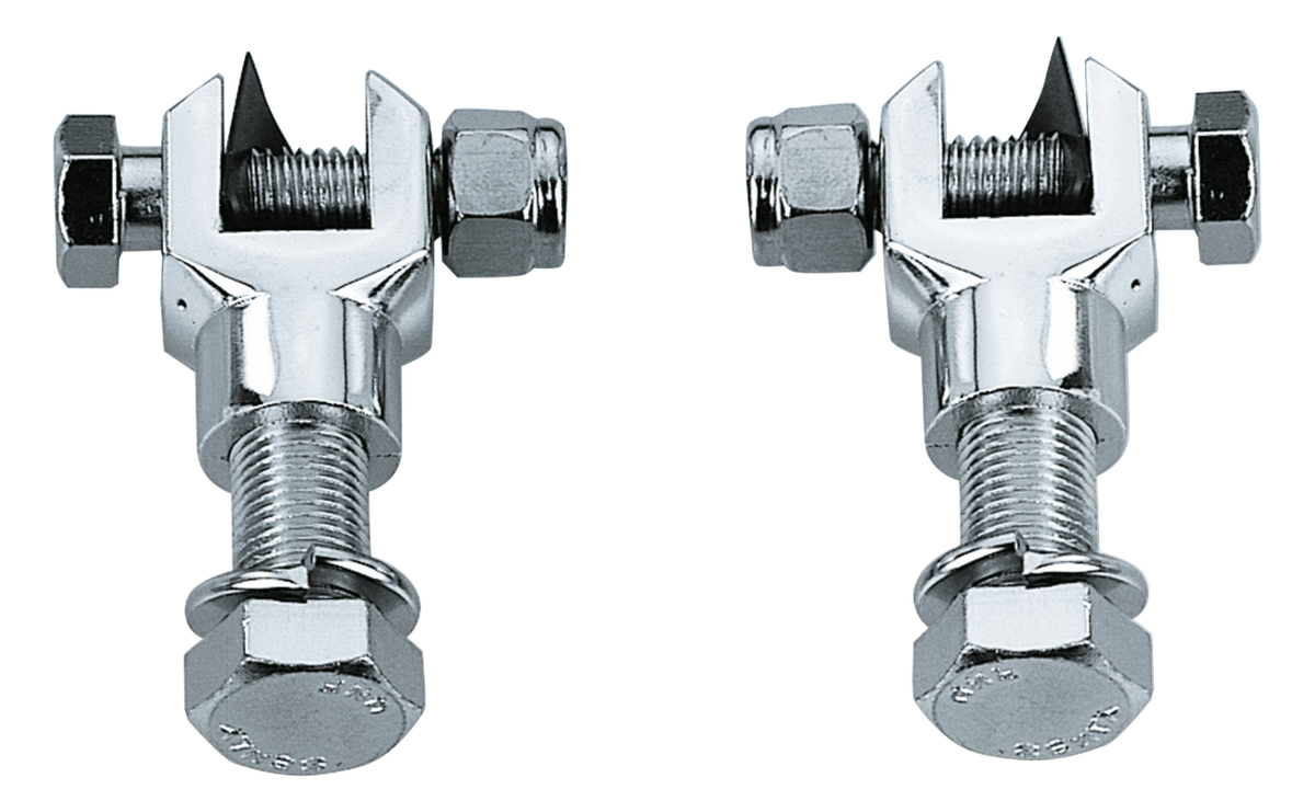 CHROME FOOT PEG CLEVIS SET